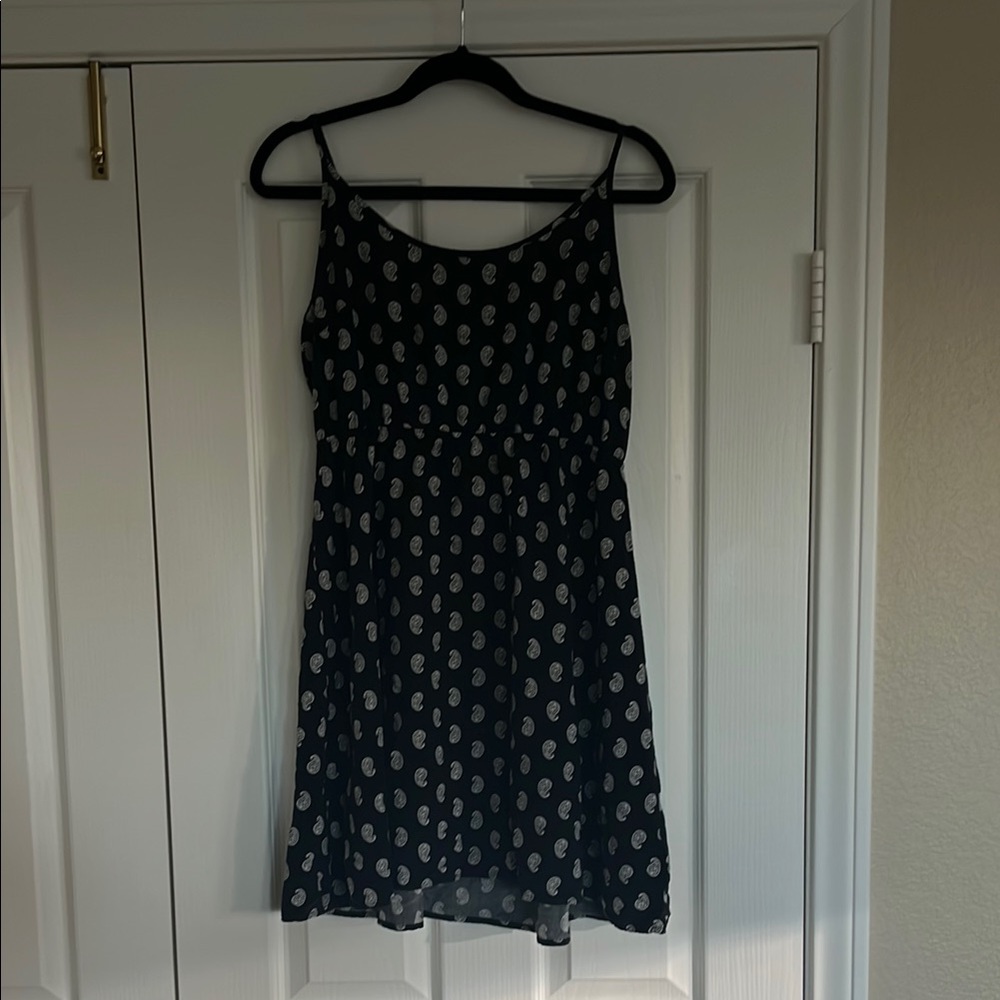 GAP Black and Tan Sleeveless Sundress for Casual Night Out